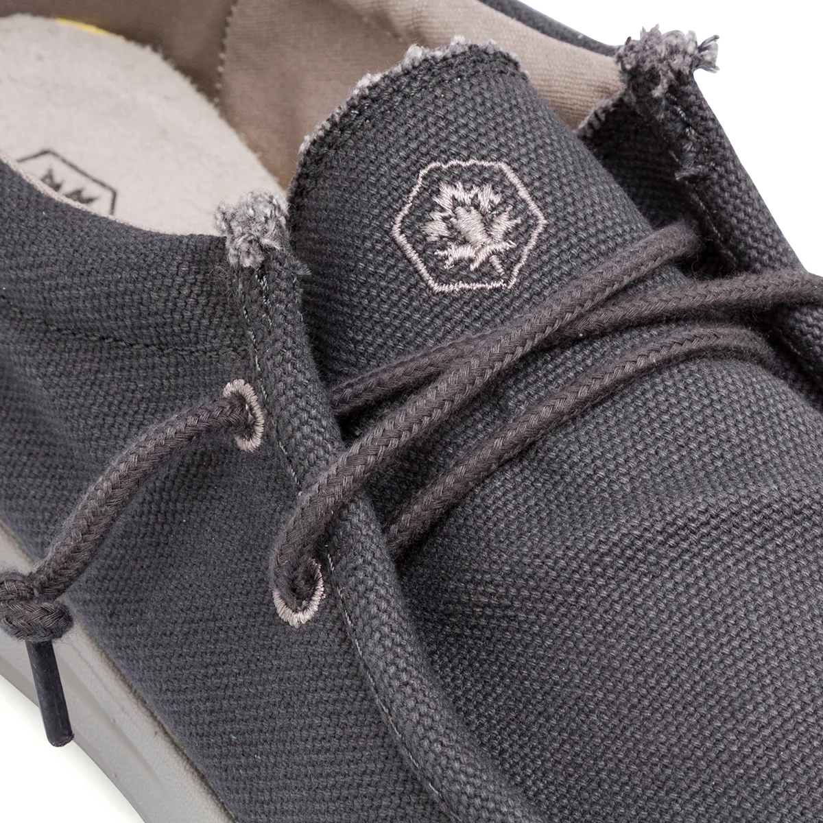 Mocassini da Uomo in tessuto blu navy con soletta in pelle Lumberjack - Image 4