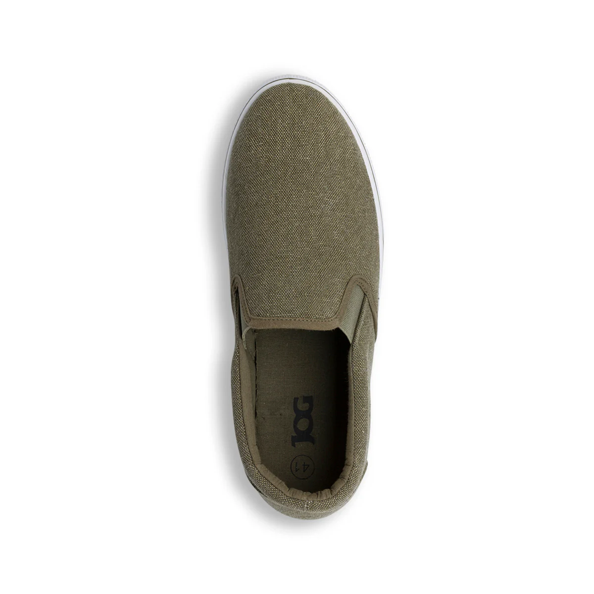 Mocassini da uomo in tessuto verde militare Jog - Image 5