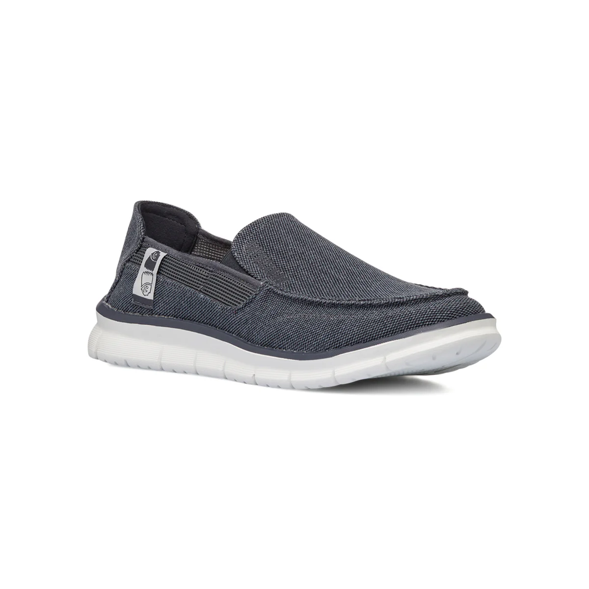 Mocassini da uomo slip-on blu jeans con dettaglio e logo laterale Americanino - Image 2