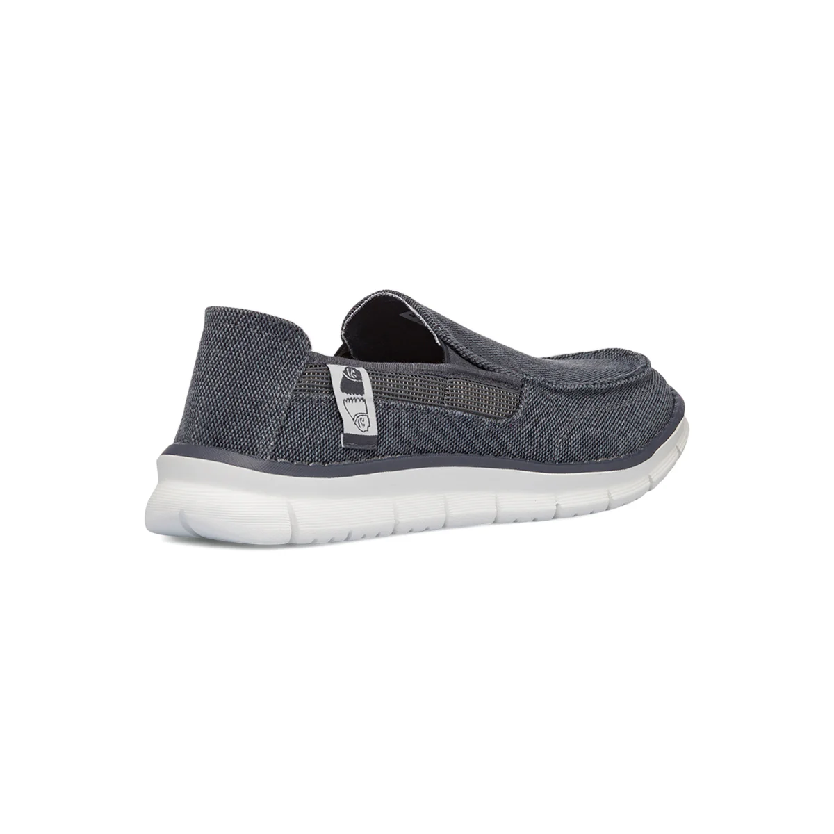 Mocassini da uomo slip-on blu jeans con dettaglio e logo laterale Americanino - Image 3