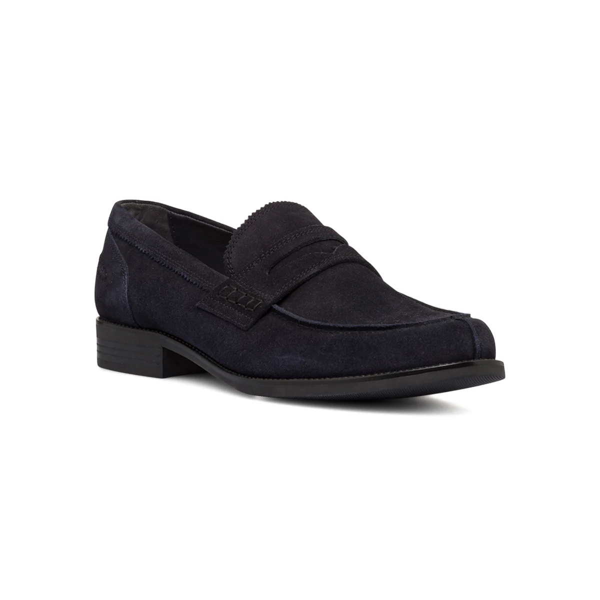 Mocassini eleganti blu navy in pelle da uomo La Cuoieria - Image 2