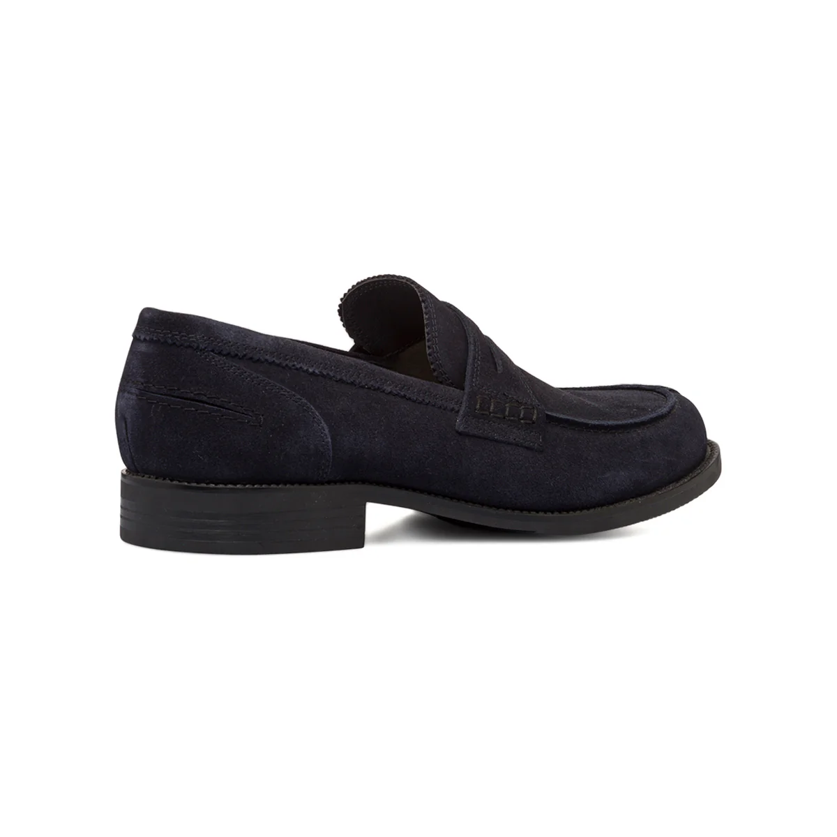 Mocassini eleganti blu navy in pelle da uomo La Cuoieria - Image 3