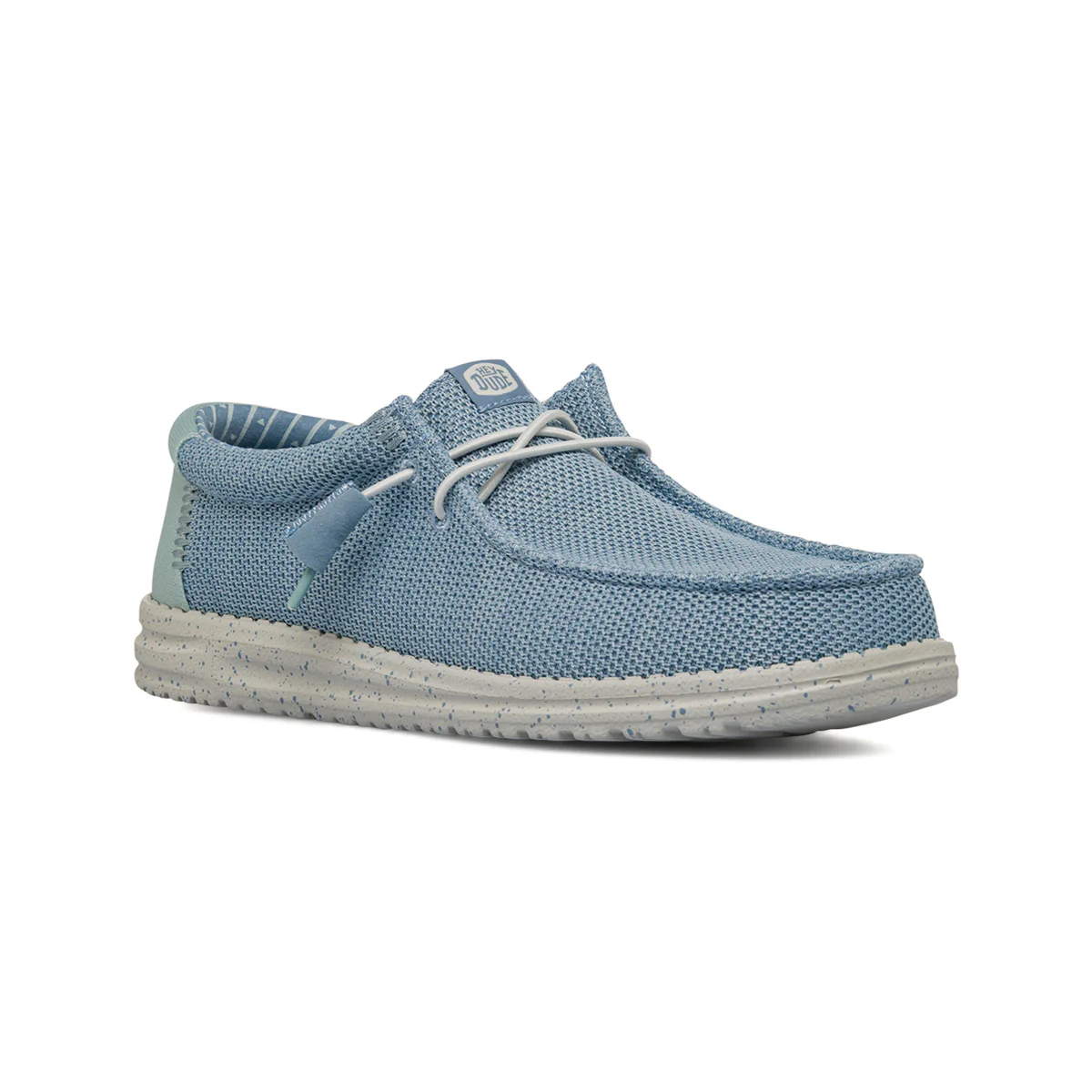 Mocassini in tessuto leggero azzurri da Uomo Heydude Wally Stretch Sox - Image 2