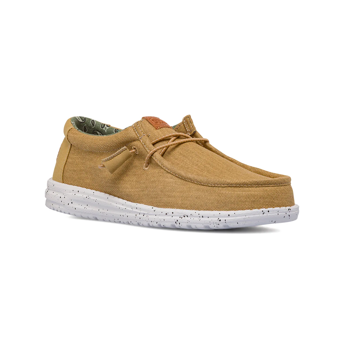Mocassini in tessuto leggero beige da Uomo Heydude Wally Washed Canvas - Image 2