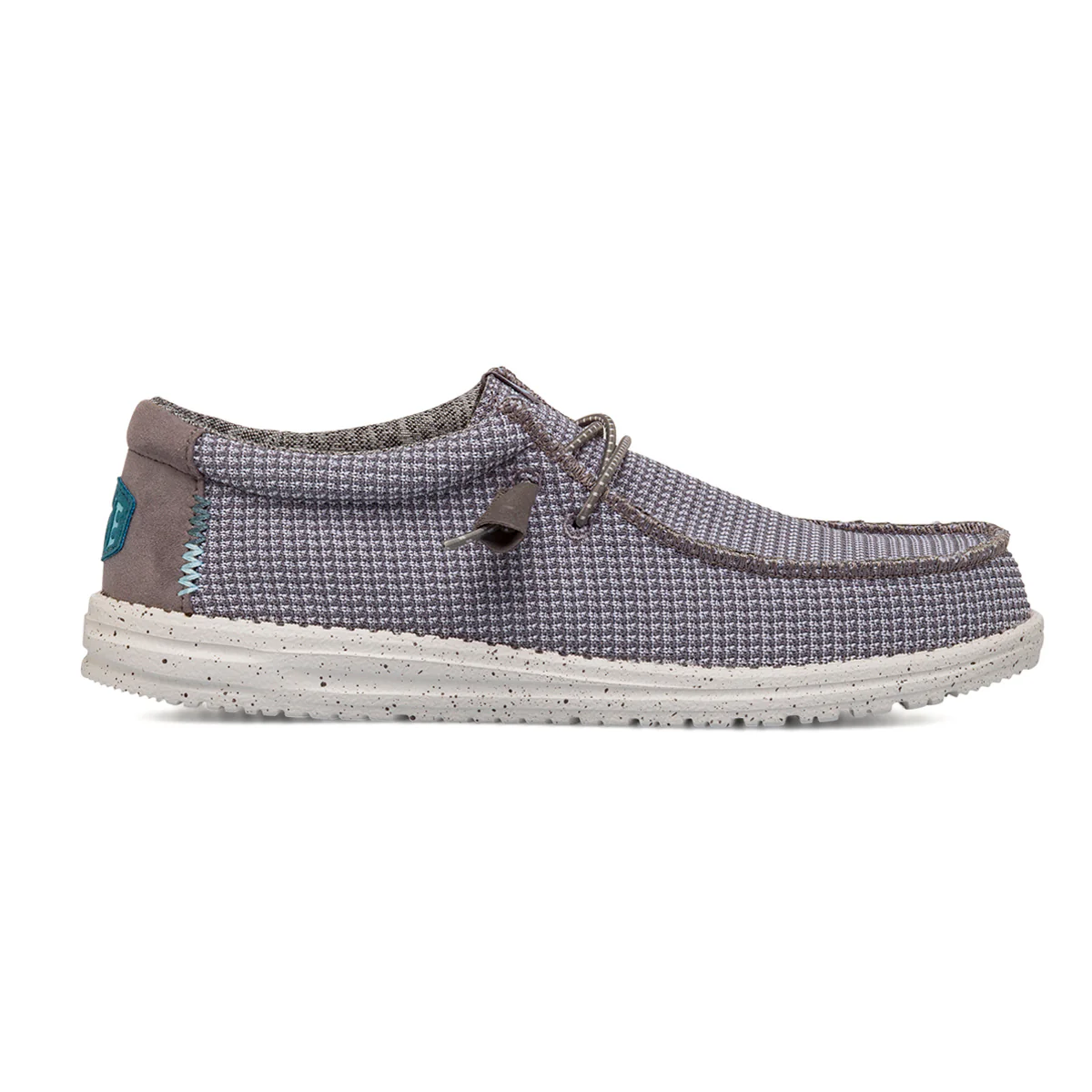 Mocassini leggeri in tessuto grigio da Uomo Heydude Wally Sport Mesh