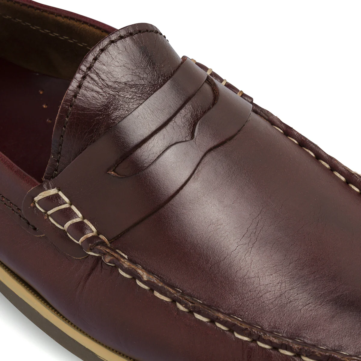Mocassini Loafer Bordeaux da Uomo in Pelle La Cuoieria - Image 5
