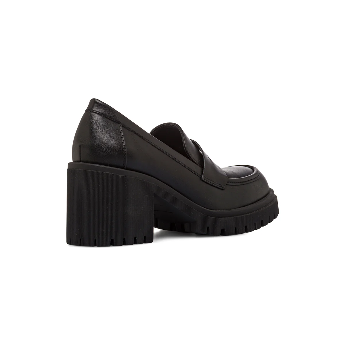Mocassini loafer neri da Donna con tacco 5 cm Lora Ferres - Image 3