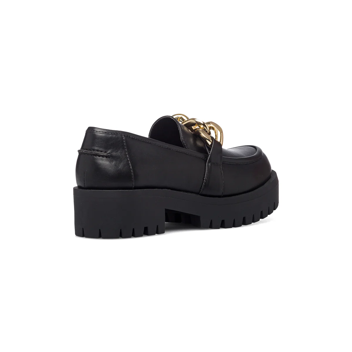 Mocassini neri con maxi-catena oro Swish Jeans - Image 3