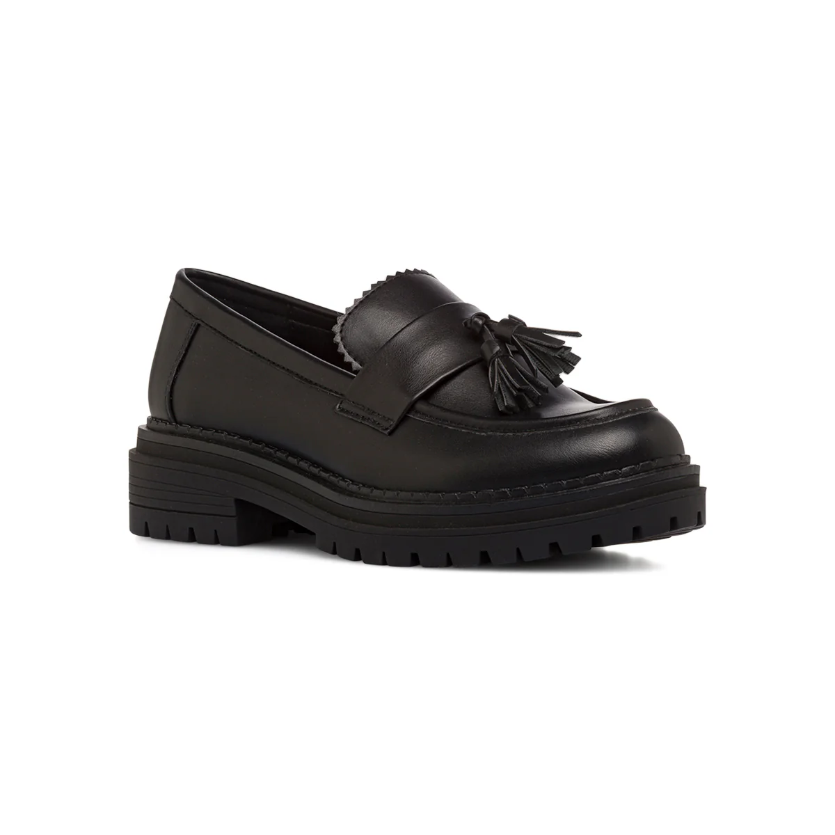 Mocassini neri da Donna con nappine e suola platform Swish Jeans - Image 2