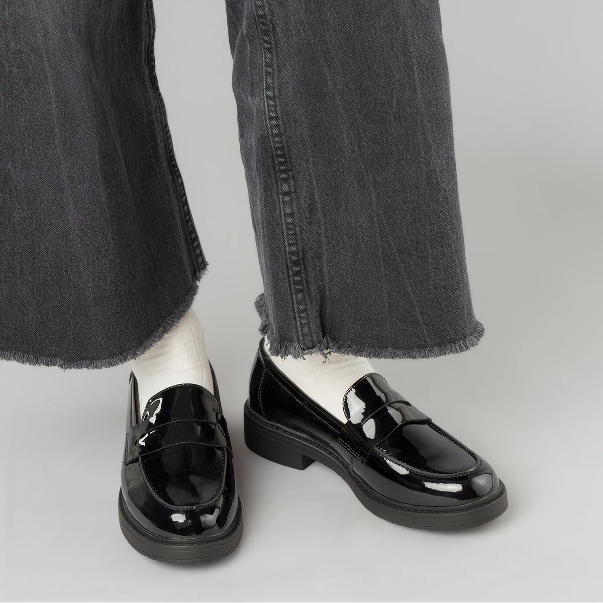 Mocassini neri da Donna effetto lucido Swish Jeans - Image 2