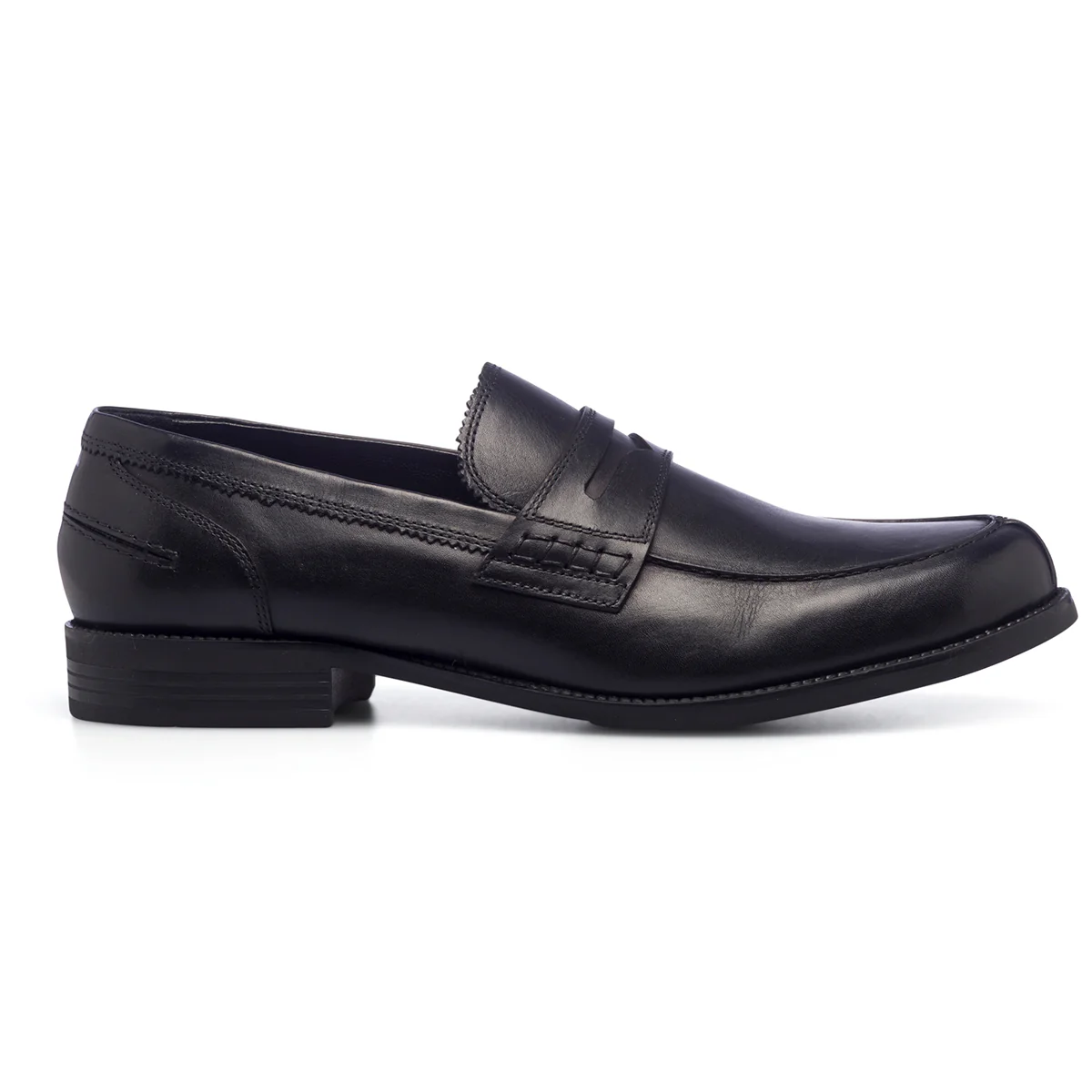 Mocassini neri in pelle da uomo La Cuoieria