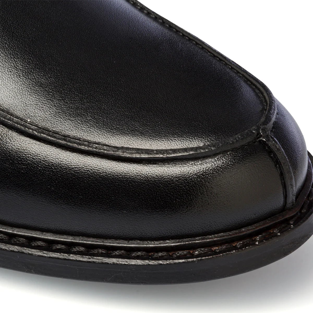 Mocassini neri in pelle da uomo Primopiano - Image 5