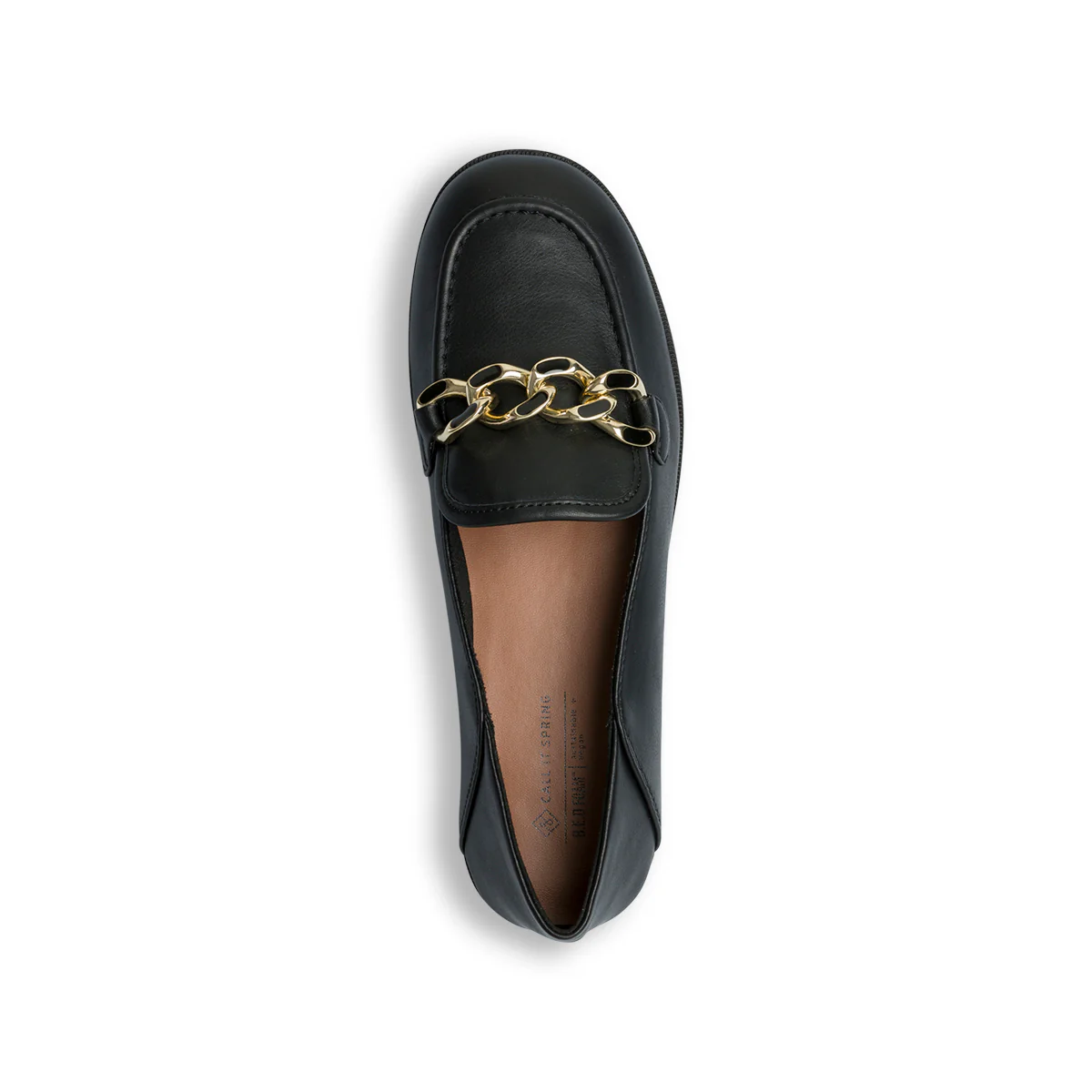 Mocassini neri in pelle vegana con maxi-catena Call It Spring Torii - Image 8