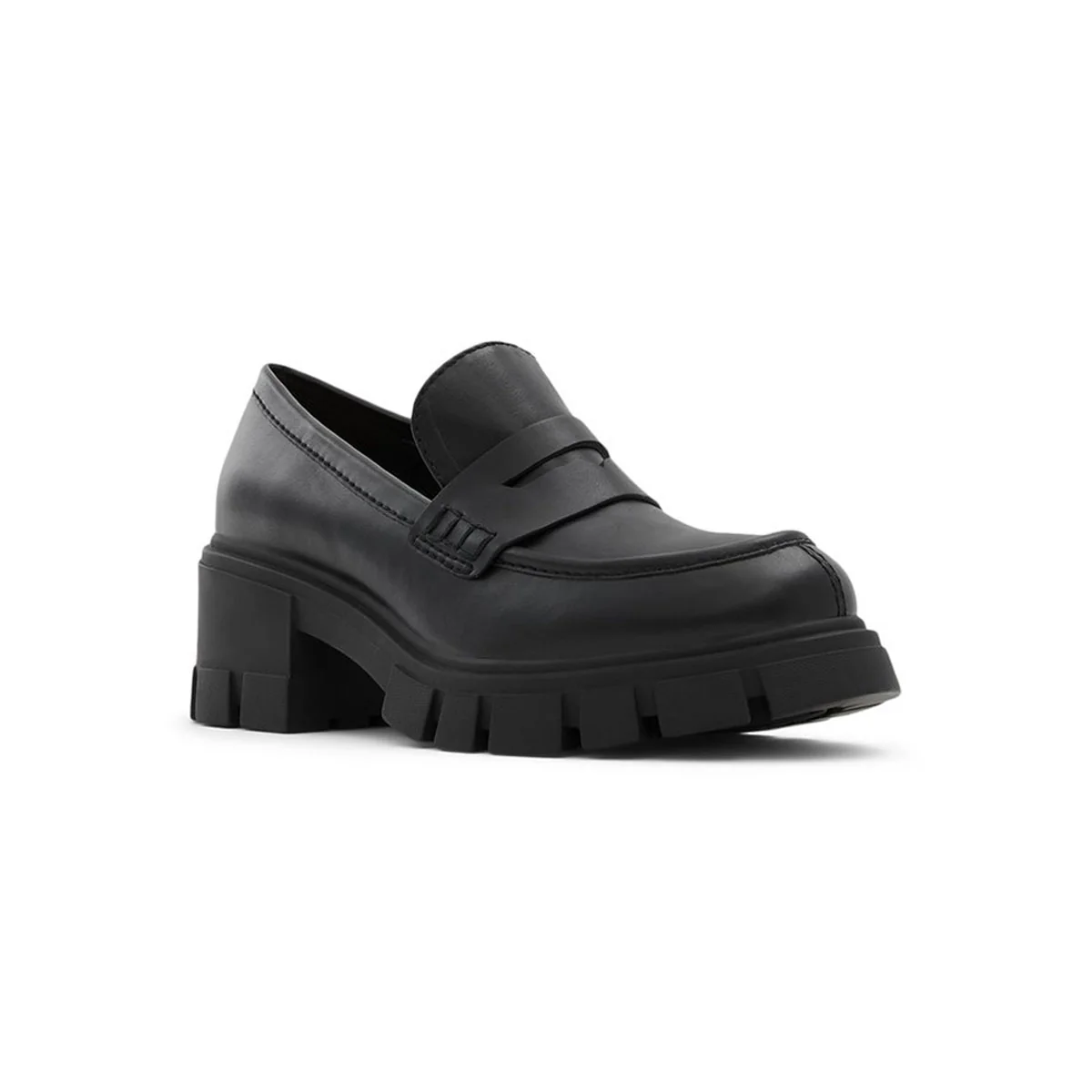 Mocassini neri in "pelle vegana" con suola chunky Call It Spring Pennyy - Image 2