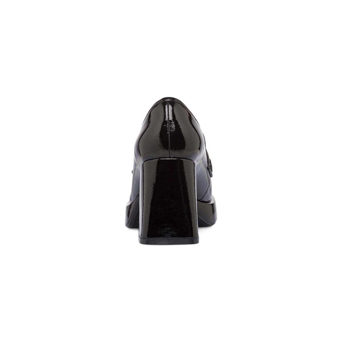 Mocassini neri in vernice con plateau e mascherina Lora Ferres - Image 8
