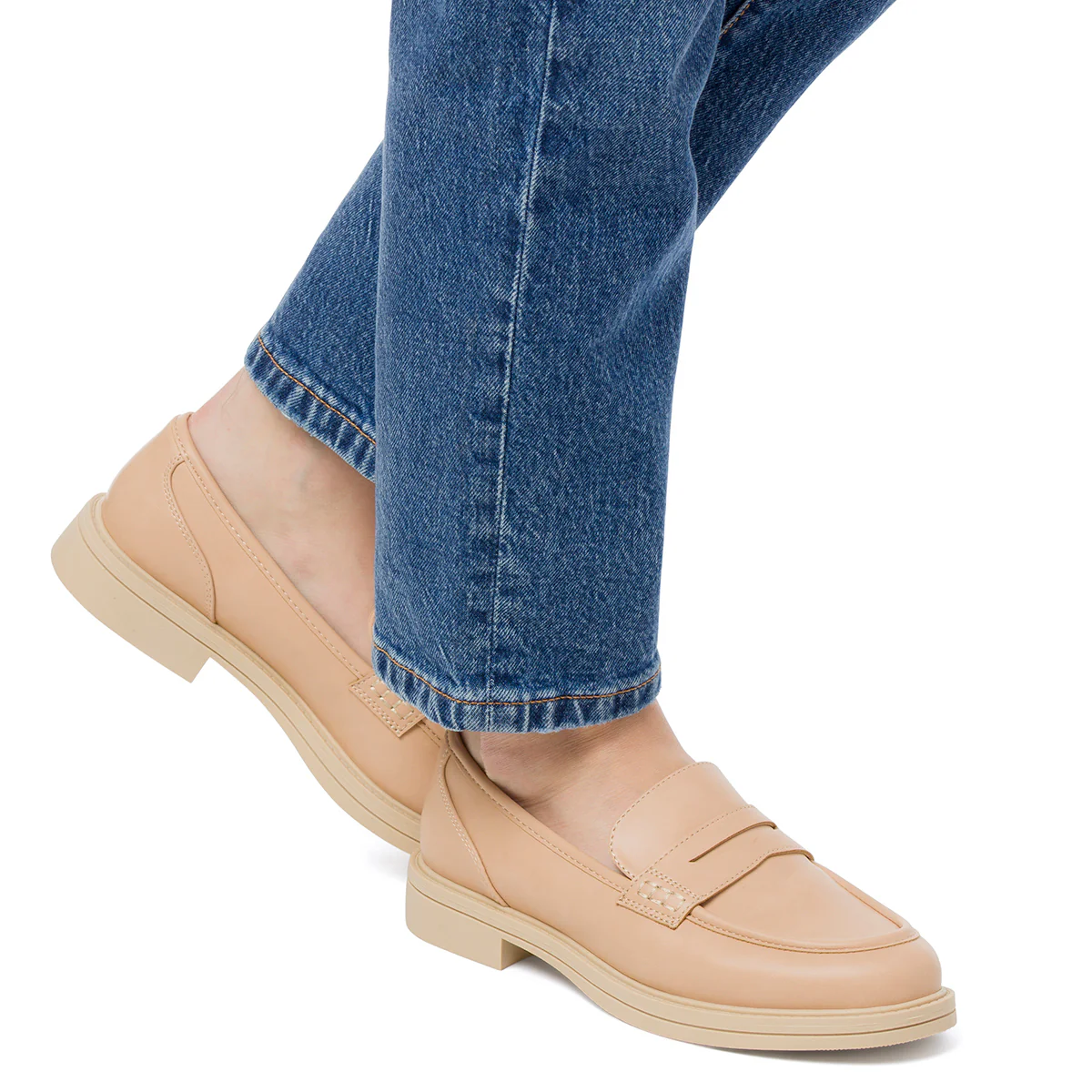 Mocassini nude da Donna con suola platform Lora Ferres - Image 2