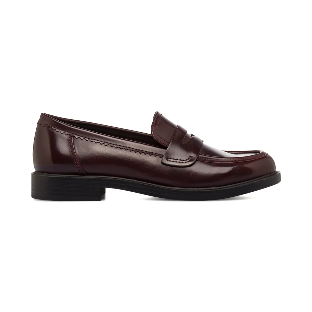 Mocassini penny loafer bordeaux da Donna Lora Ferres - Image 3