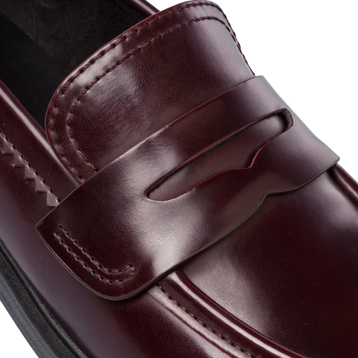 Mocassini penny loafer bordeaux da Donna Lora Ferres - Image 6