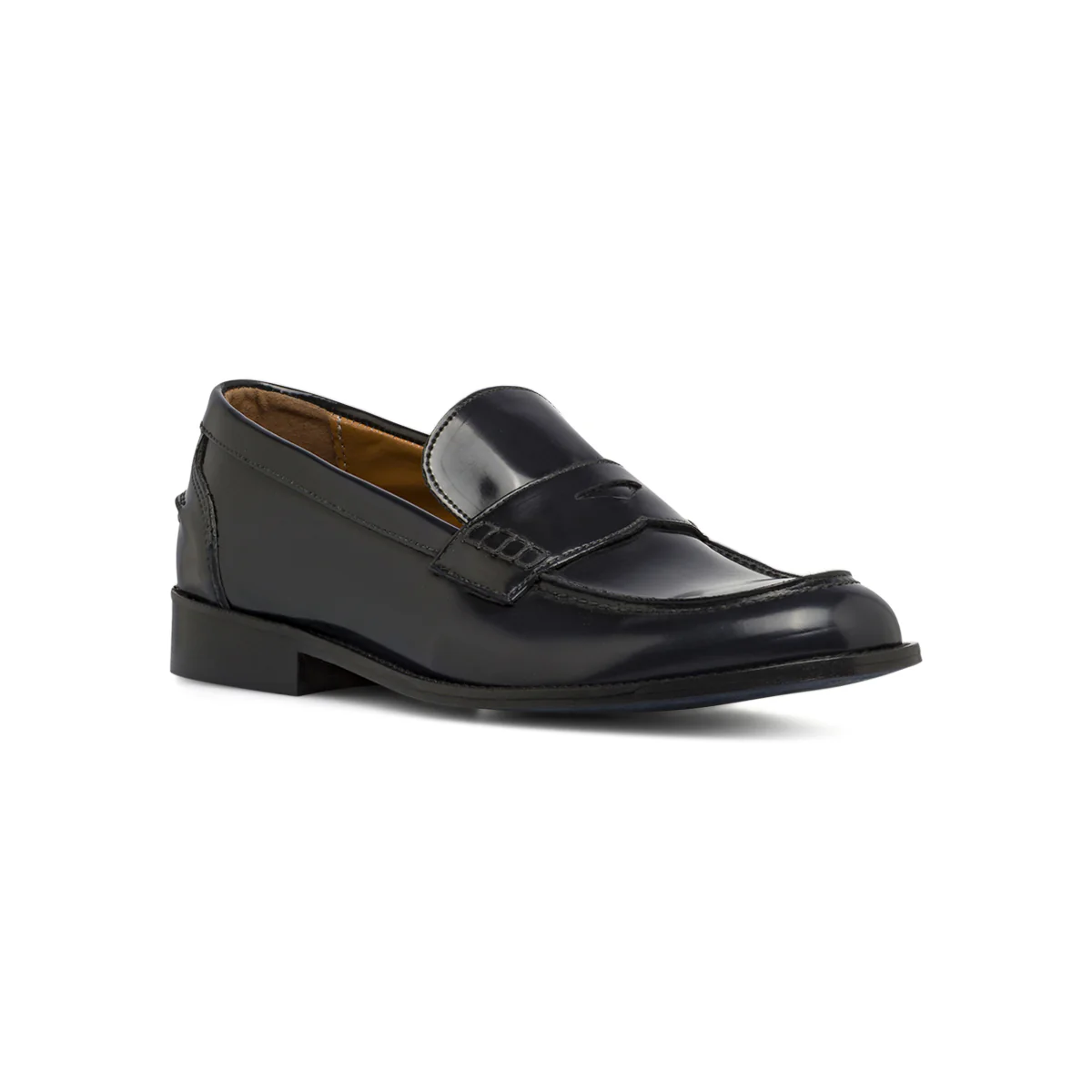 Mocassini Penny Loafer da Uomo blu navy Primopiano - Image 2