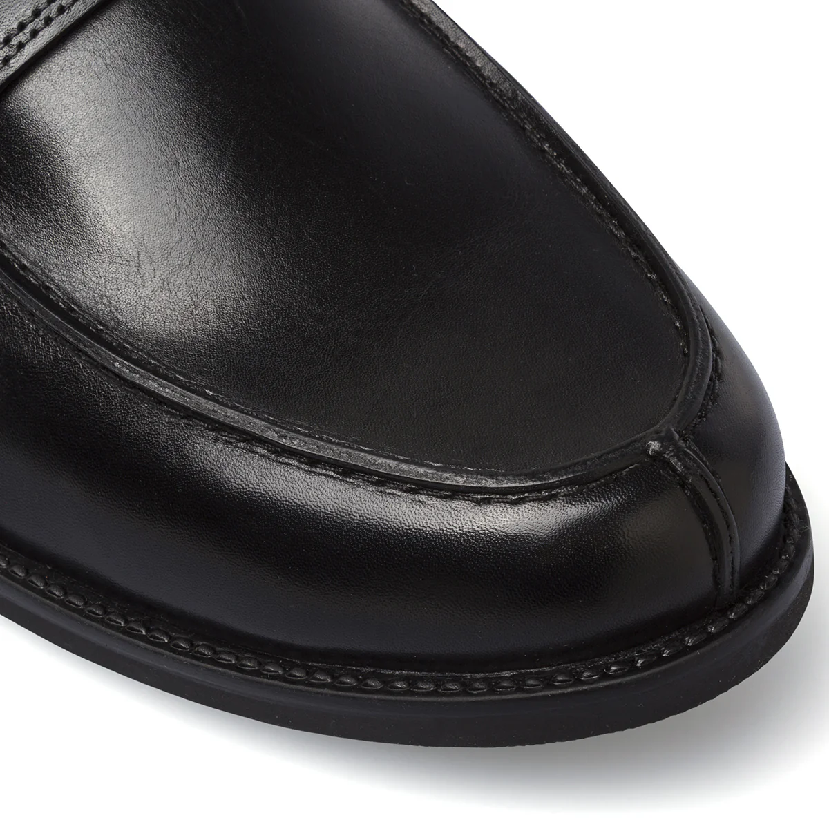 Mocassini Penny Loafer da uomo in pelle neri La Cuoieria - Image 4