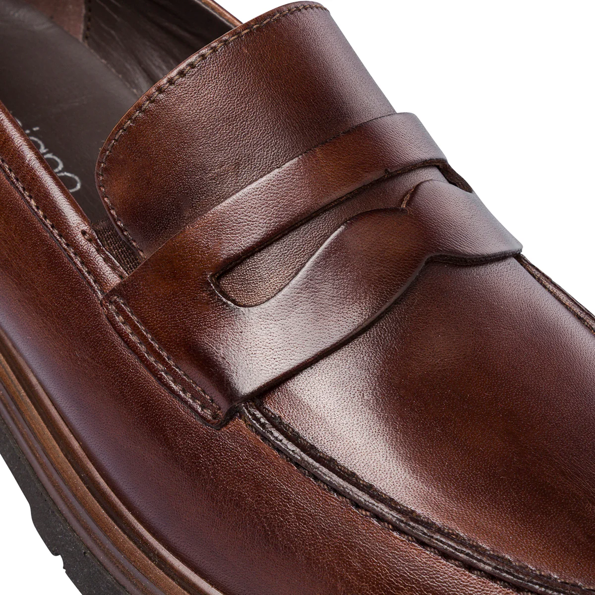 Mocassini Penny Loafer marroni da Donna in pelle Primopiano - Image 7