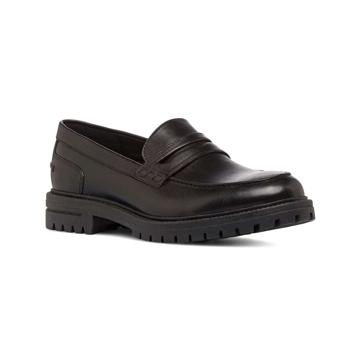 Mocassini Penny Loafer neri da Uomo in pelle Primopiano - Image 2
