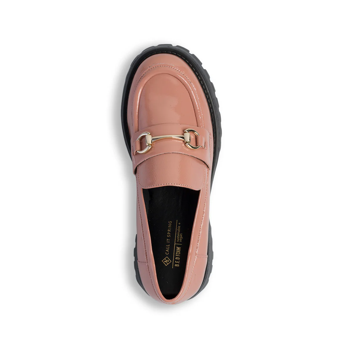 Mocassini rosa in pelle vegana con suola chunky Call It Spring Clueless - Image 8
