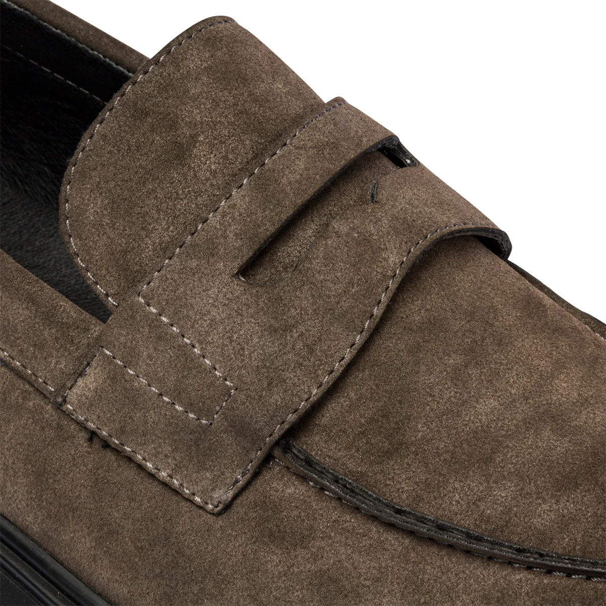 Mocassini scamosciati taupe da uomo Riflessi Urbani - Image 6