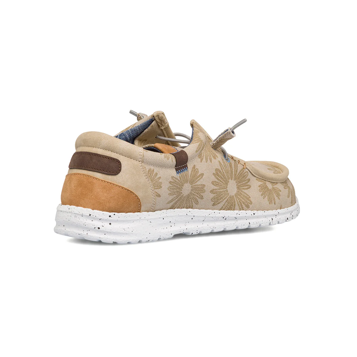 Mocassini slip-on beige con stampa floreale da uomo Riflessi Urbani - Image 6