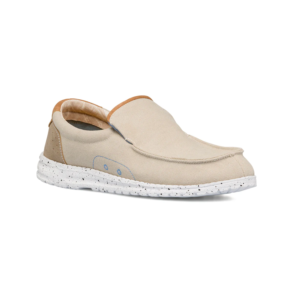 Mocassini slip-on beige da uomo Riflessi Urbani - Image 2