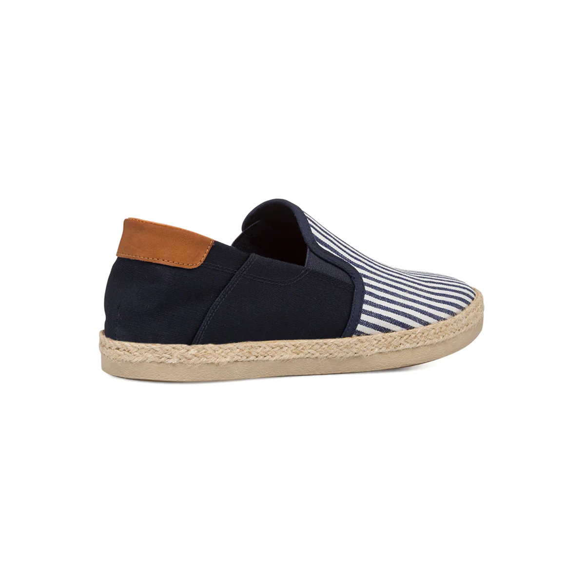 Espadrillas Uomo a righe blu e bianche con inserti in tessuto Riflessi Urbani - Image 3