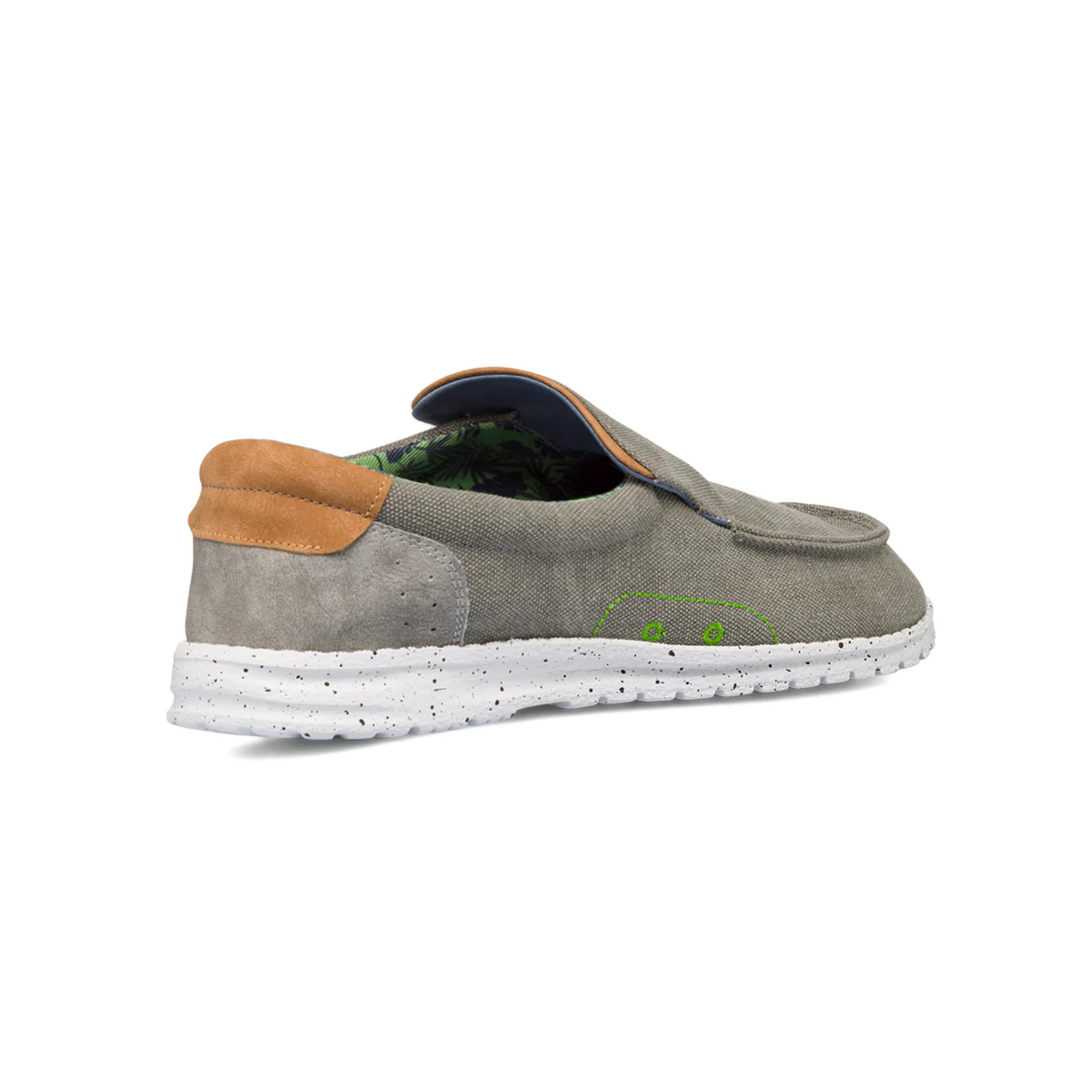 Mocassini slip-on grigie da uomo Riflessi Urbani - Image 3