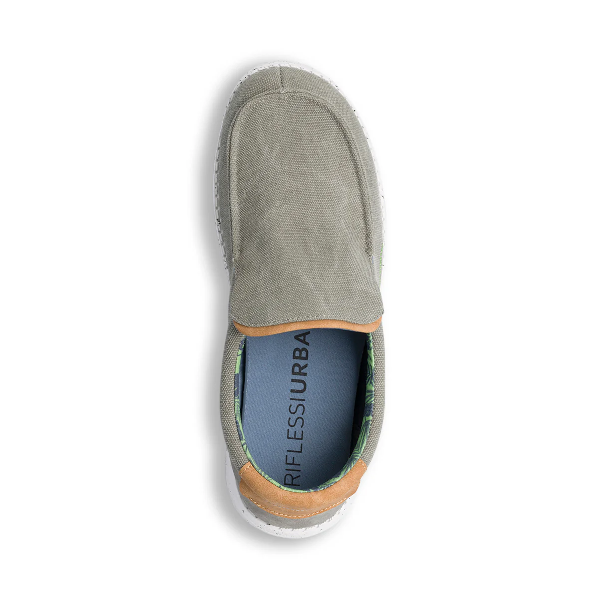 Mocassini slip-on grigie da uomo Riflessi Urbani - Image 4