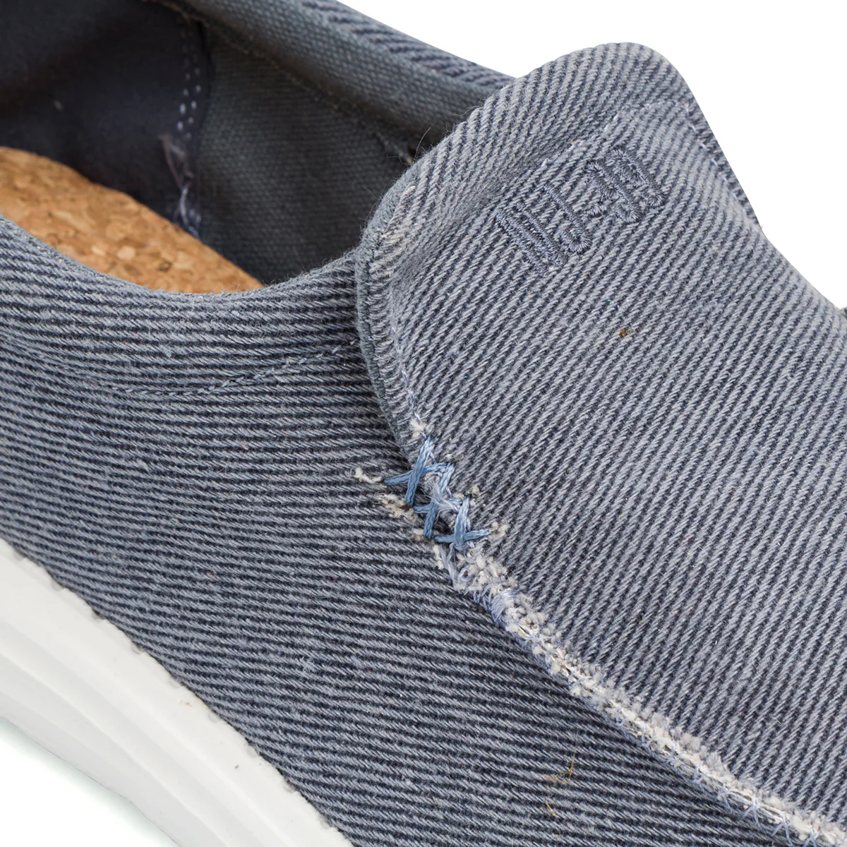Mocassini slip-on in tessuto blu jeans Nautica Jeans - Image 5