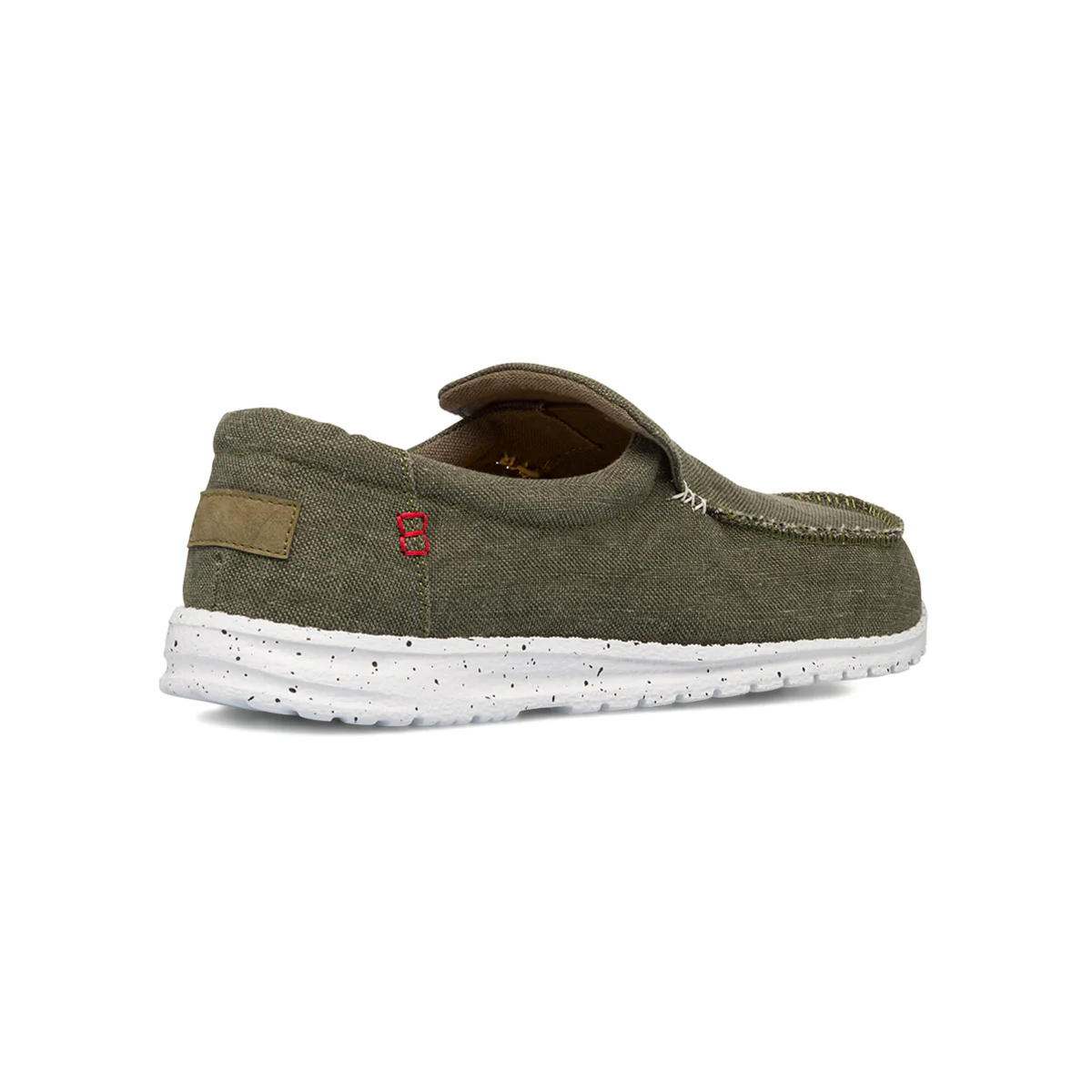 Mocassini slip-on verde khaki da uomo Riflessi Urbani - Image 3