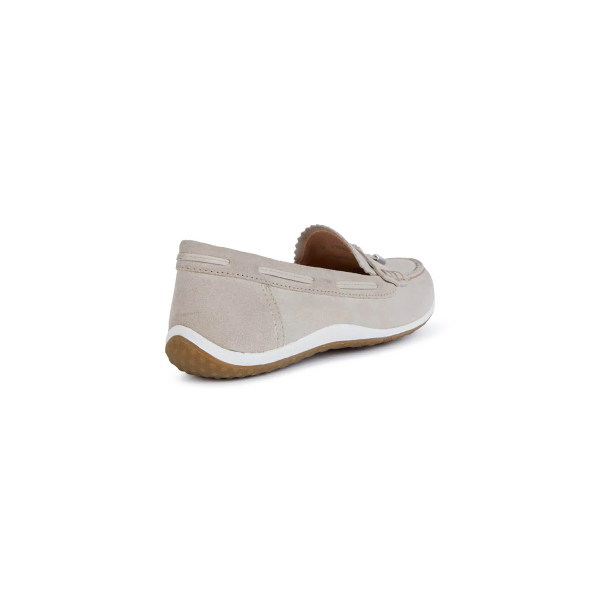 Mocassini taupe da Donna con nappine e suola traspirante Geox - Image 3