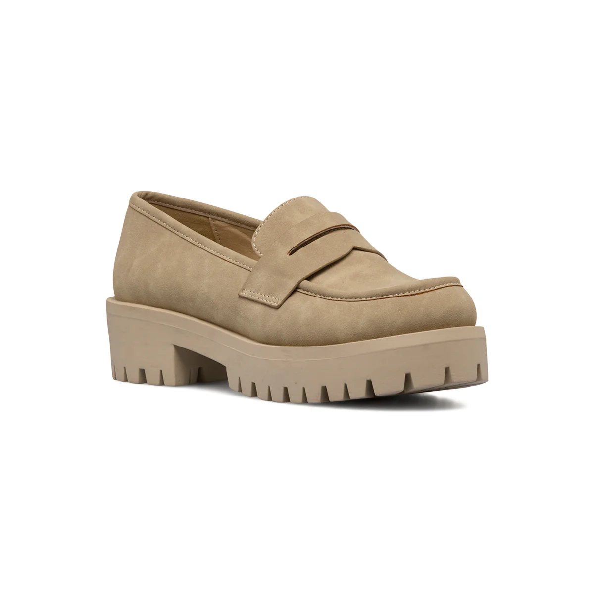 Mocassini taupe da donna con suola chunky Swish Jeans - Image 2