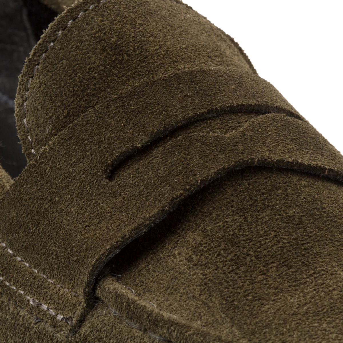 Mocassini verdi in pelle scamosciata con suola chunky Primopiano - Image 6