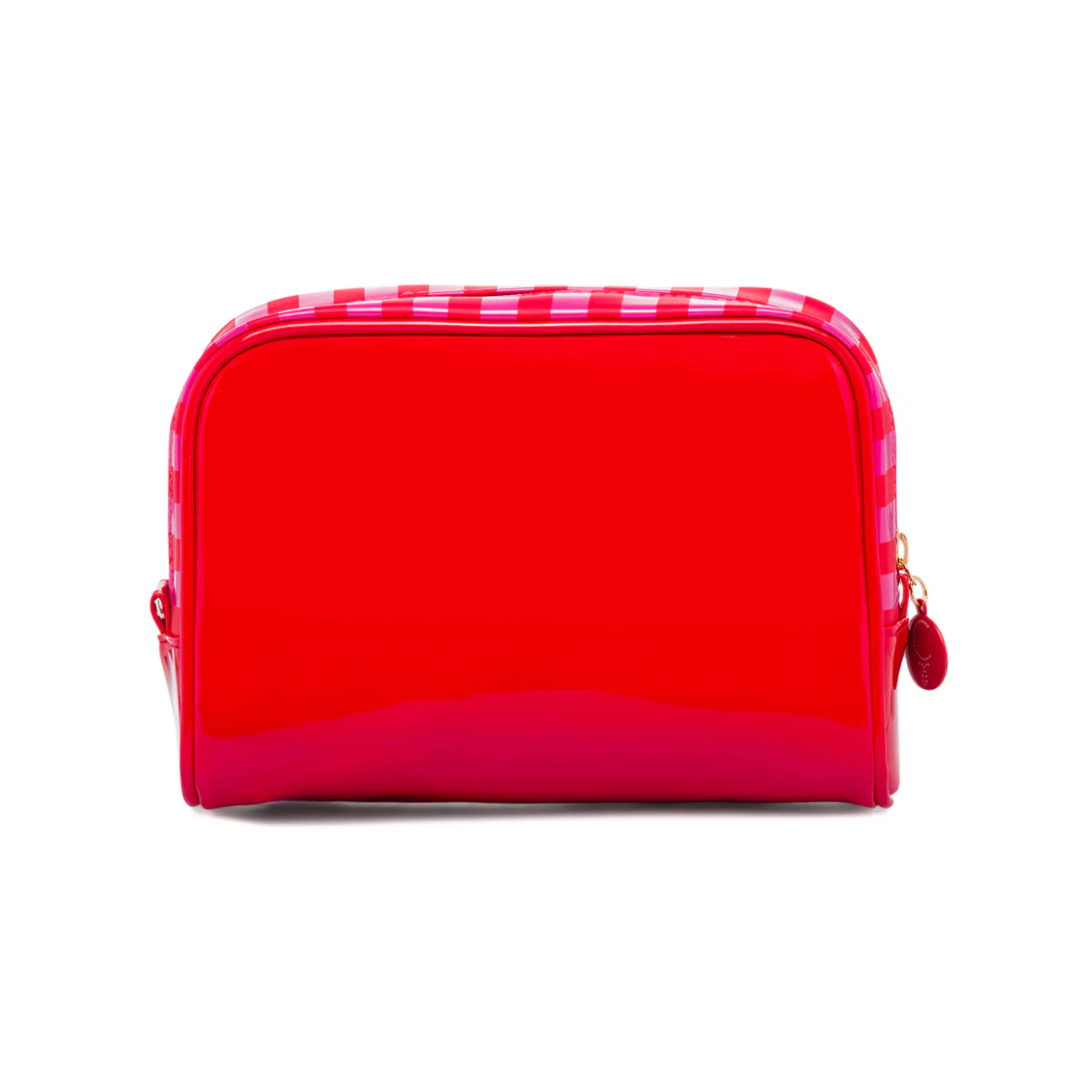 Necessaire beauty case da donna fucsia e rosso Camomilla Milano Sweet Stripes L - Image 3