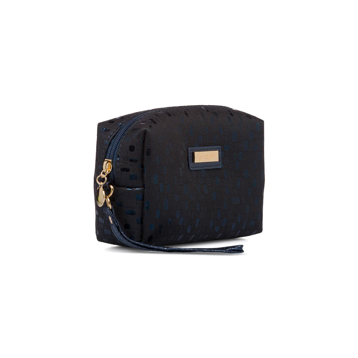 Necessaire blu da donna con chiusura a zip Camomilla Milano - Image 2