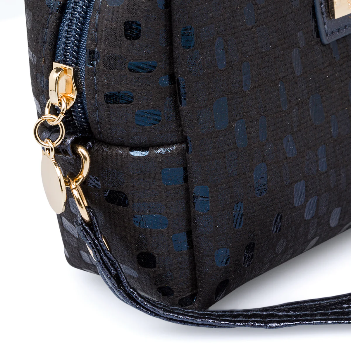 Necessaire blu da donna con chiusura a zip Camomilla Milano - Image 4
