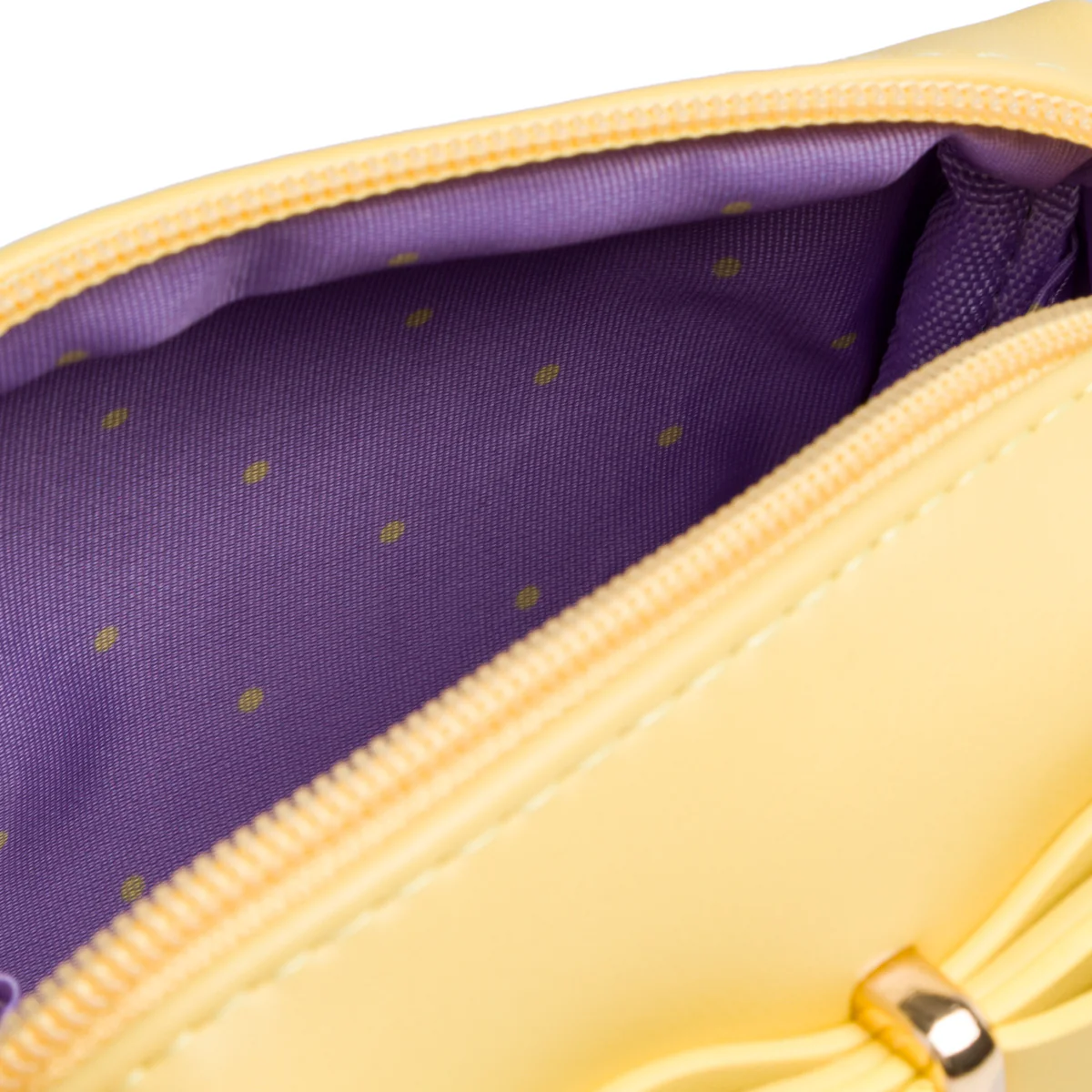 Necessaire M da donna giallo con fiocco Camomilla Milano - Image 4