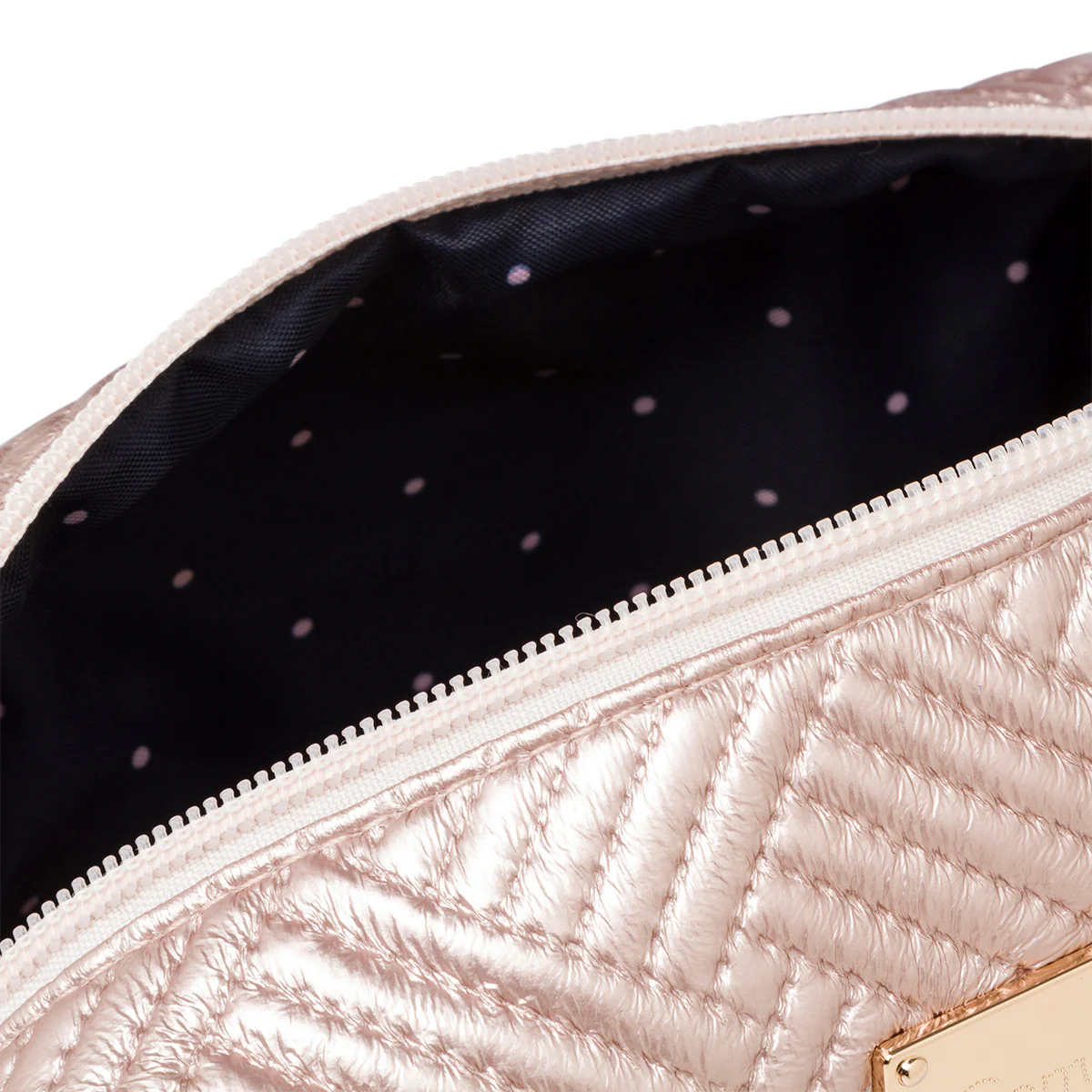 Necessaire rosa da donna con chiusura a zip Camomilla Milano - Image 4