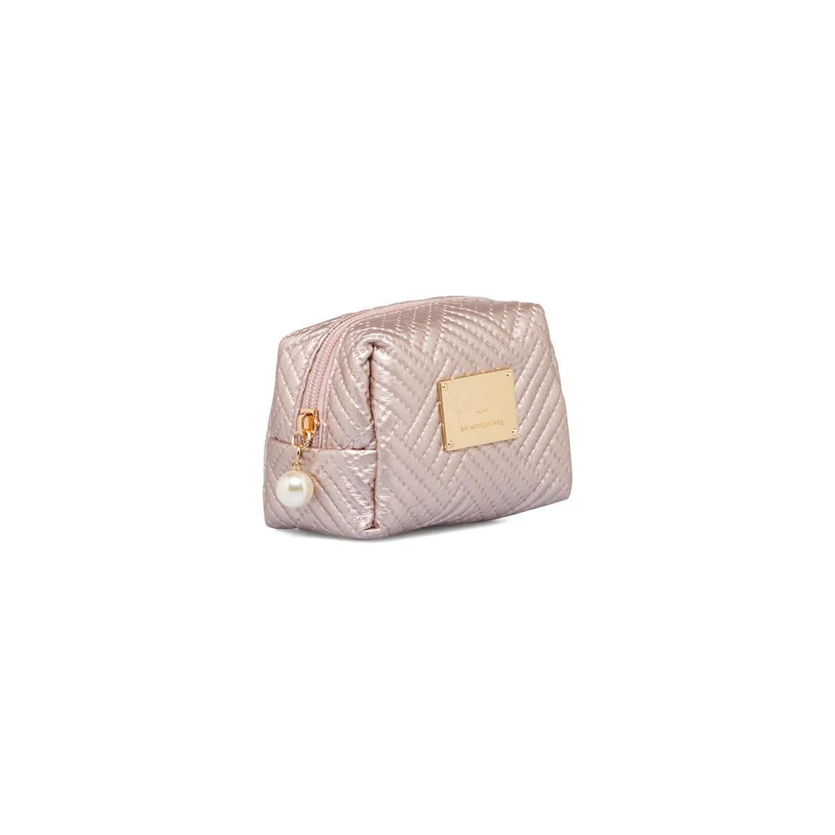 Necessaire rosa da donna con chiusura a zip Camomilla Milano - Image 3