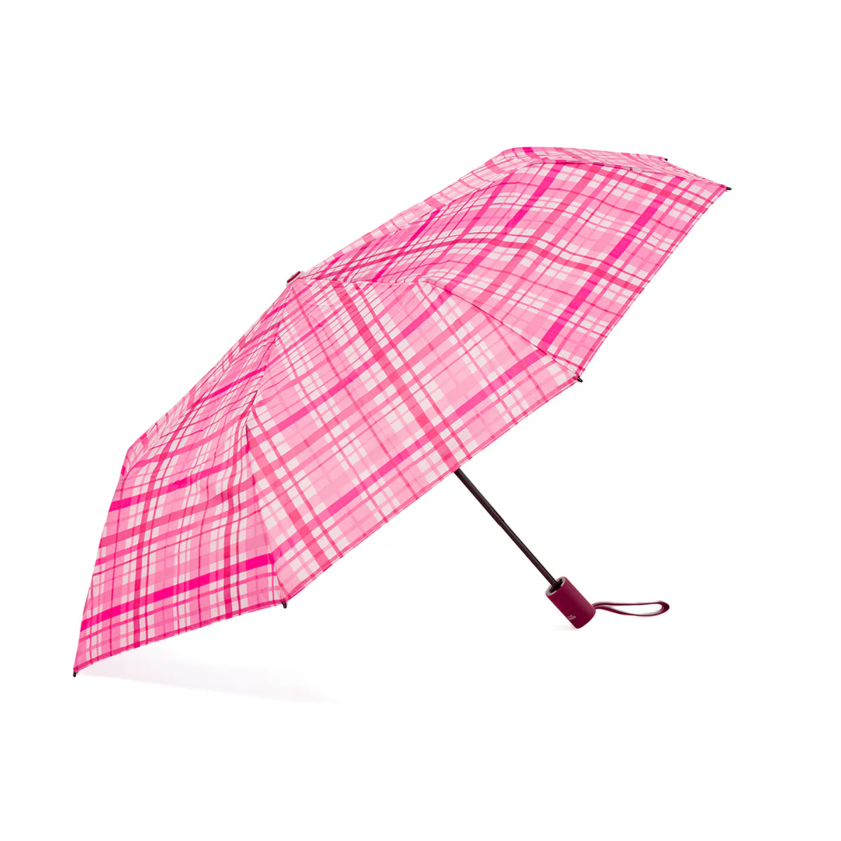 Ombrello automatico Unisex rosa a quadri Coriex Smart