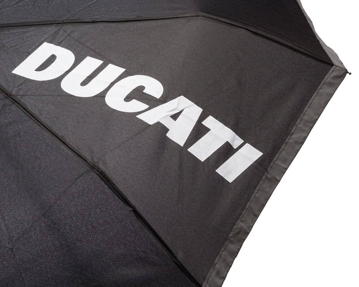 Ombrello medio nero con logo Ducati - Image 6