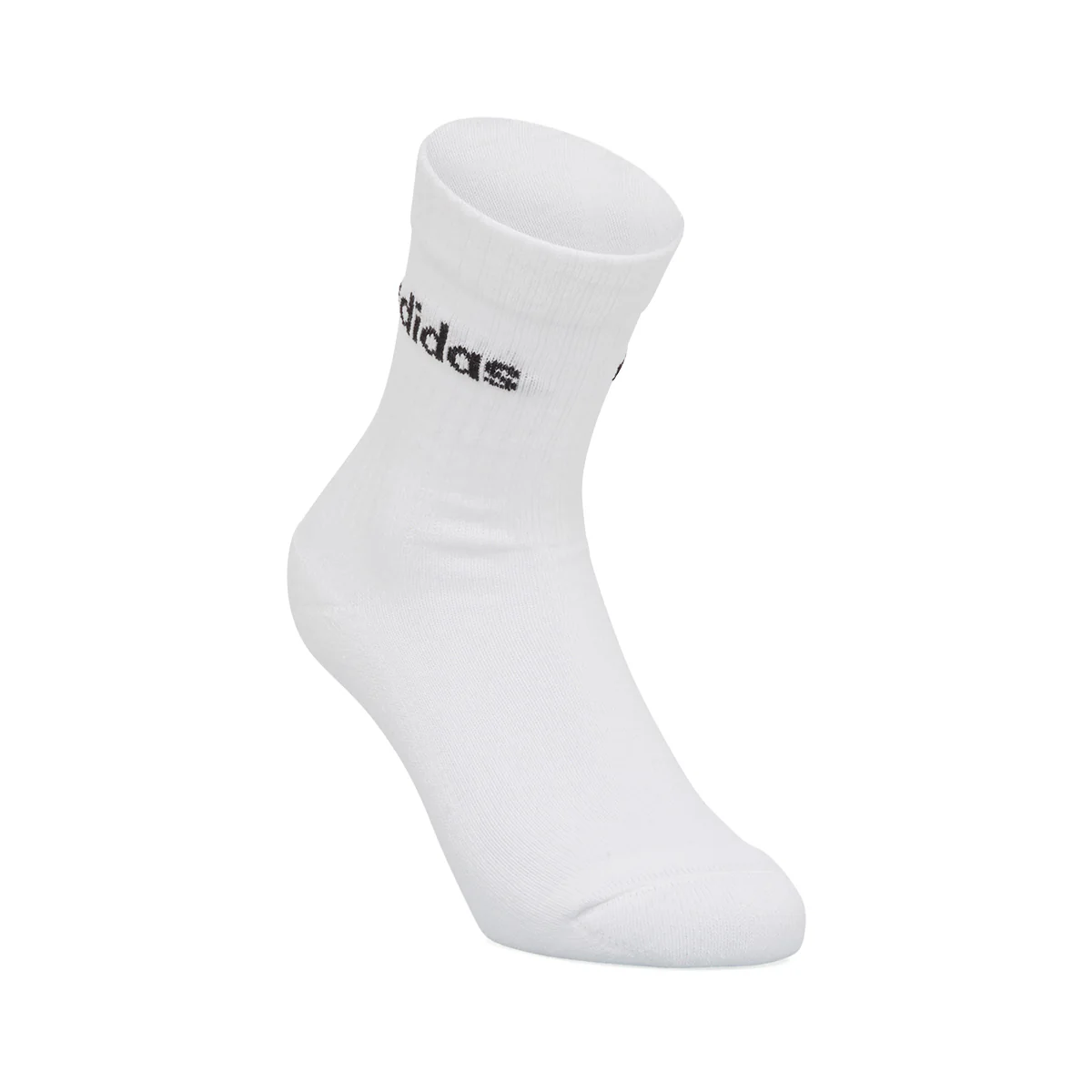 Pacco da 3 calzini bianchi da uomo adidas Thin Linear-Cut - Image 3