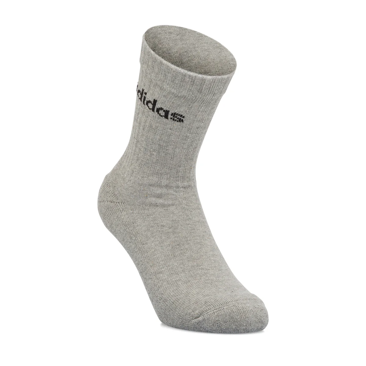 Pacco da 3 calzini neri, bianchi e grigi adidas Thin Linear-Cut - Image 5