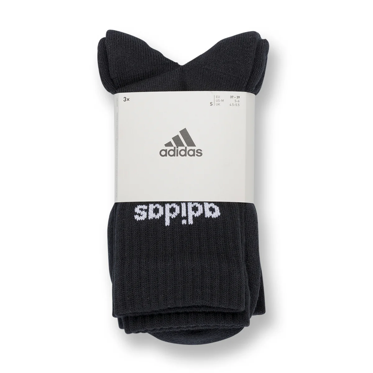 Pacco da 3 calzini neri adidas Thin Linear-Cut - Image 2
