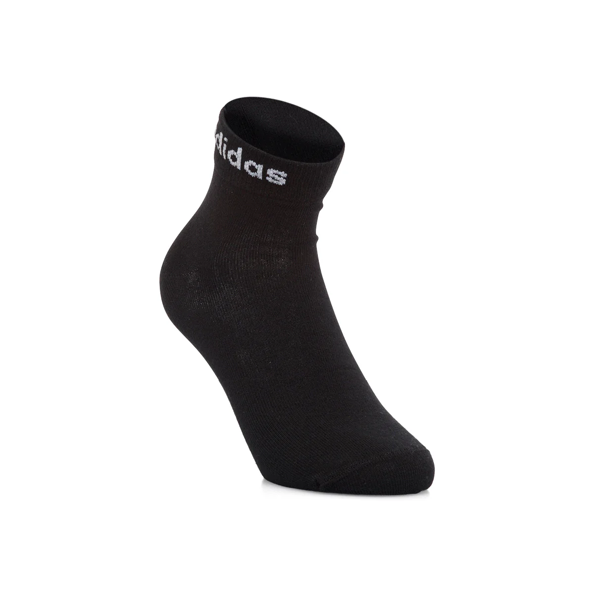 Pacco da 3 calzini neri, grigi e bianchi adidas Thin Linear-Cut - Image 5